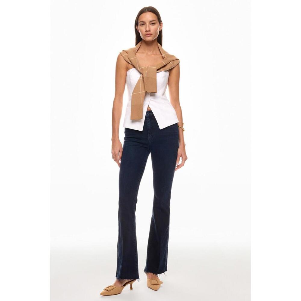 MOTHER Dark Navy Flare Jeans